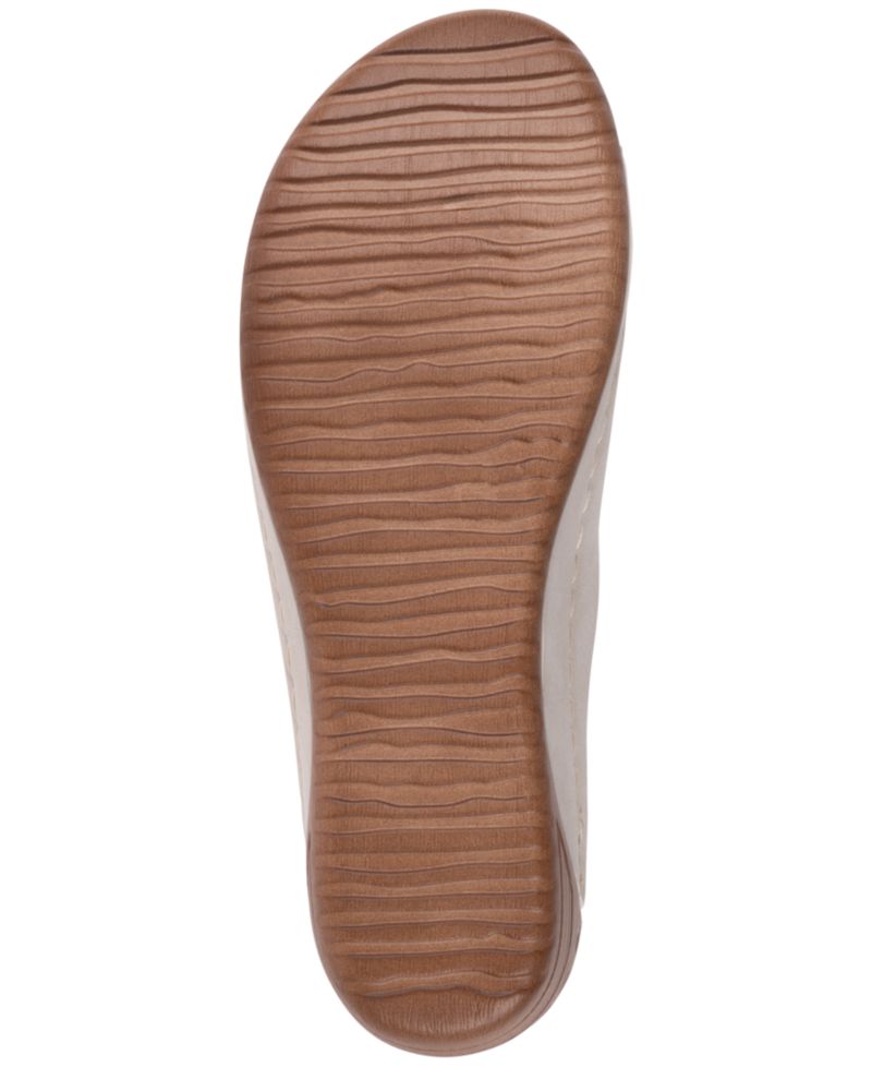 Women's Clover Flower Rosette Comfort Slip-On Sandals