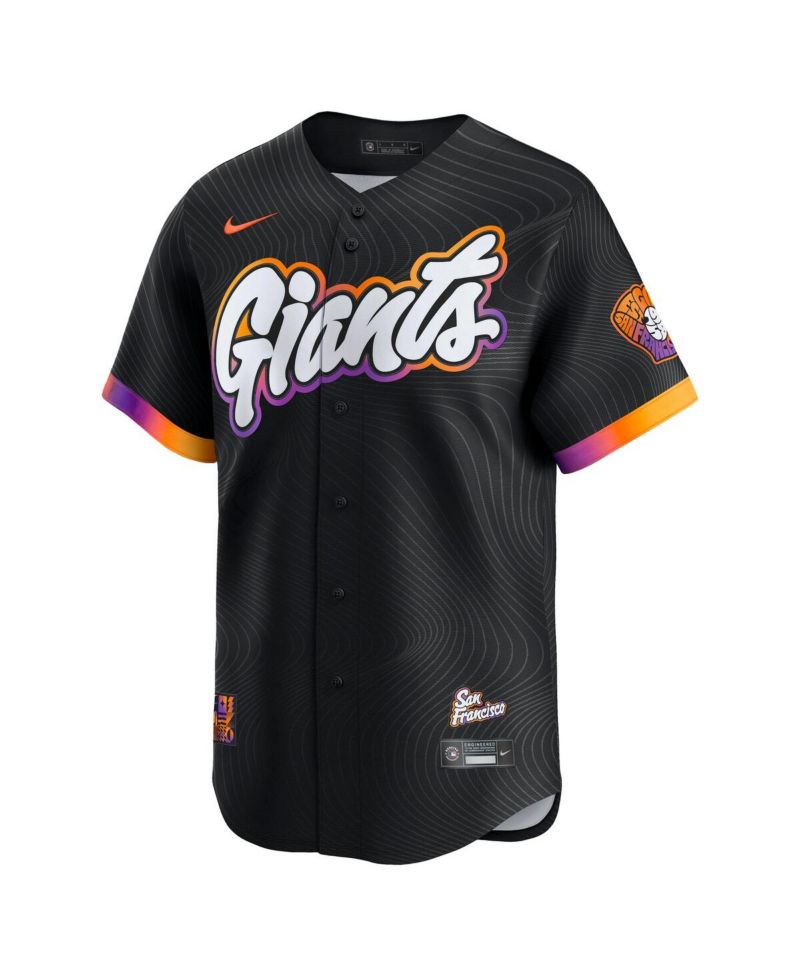 Men's Rafael Devers Black San Francisco Giants 2025 City Connect Limited Player Jersey