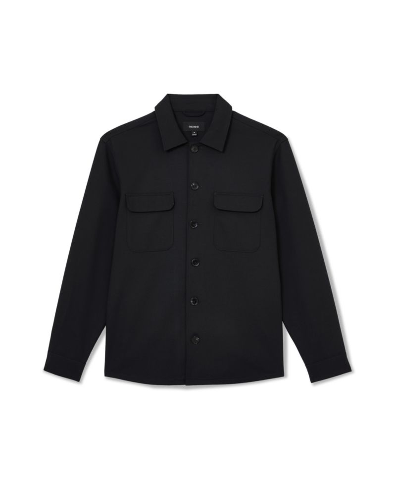 Men's Peshi Button Through Twin Pocket Overshirt