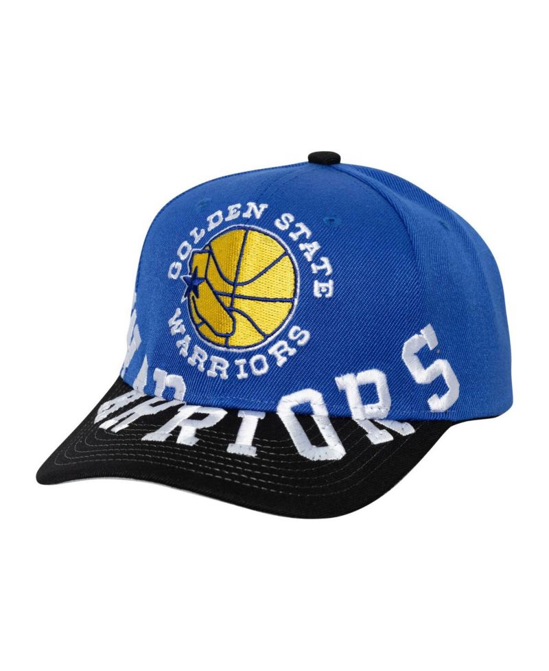 Men's Royal/Black Golden State Warriors Under Arch Two-Tone Pro Crown Snapback Hat