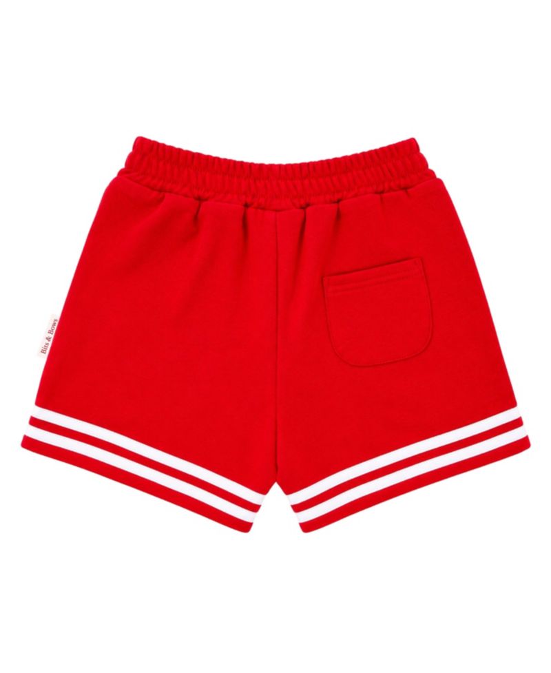 Baby Unisex ( 6M to 18 M ) Striped Varsity Shorts