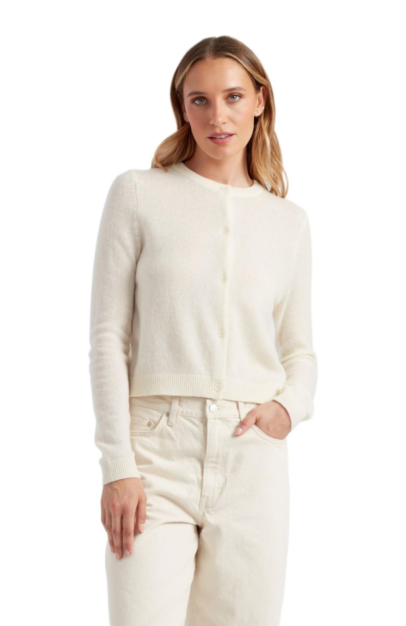 Women's Chinti and Parker Pure Cashmere Summer Cropped Cardigan