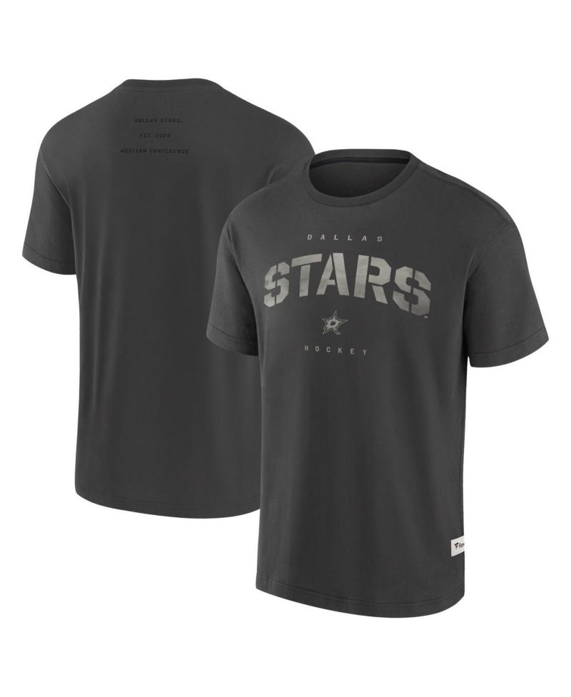 Men's Charcoal Dallas Stars Elements Weathered Tonal Future Ground T-Shirt