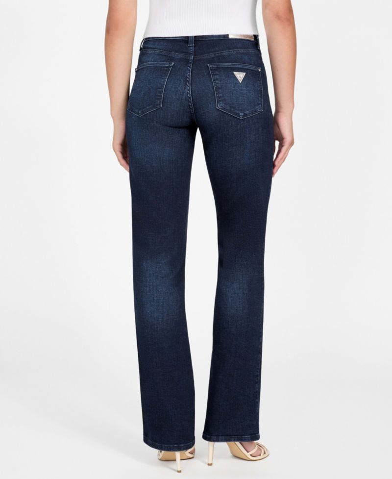 Women's Straight Fit Mid Rise Jeans