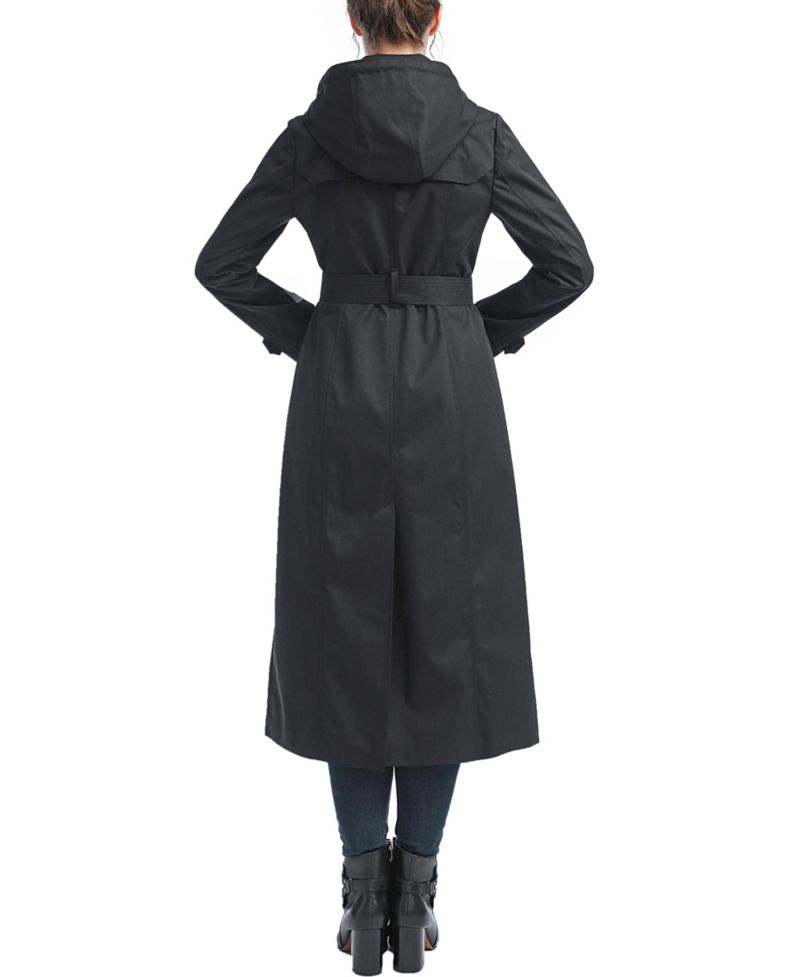 Women's kimi + kai Aine Hooded Long Rain Coat