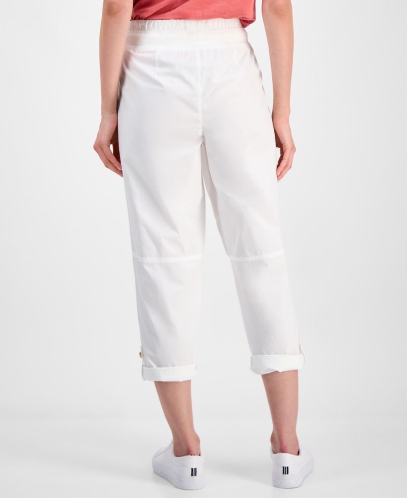 Jeans Women's Cotton Roll-Tab Utility Pants