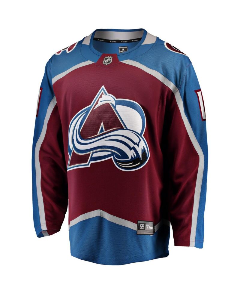 Men's Brock Nelson Burgundy Colorado Avalanche Home Breakaway Jersey
