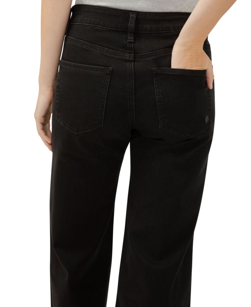 Women's Suki Mid Rise Curvy Fit Wide Leg Jeans