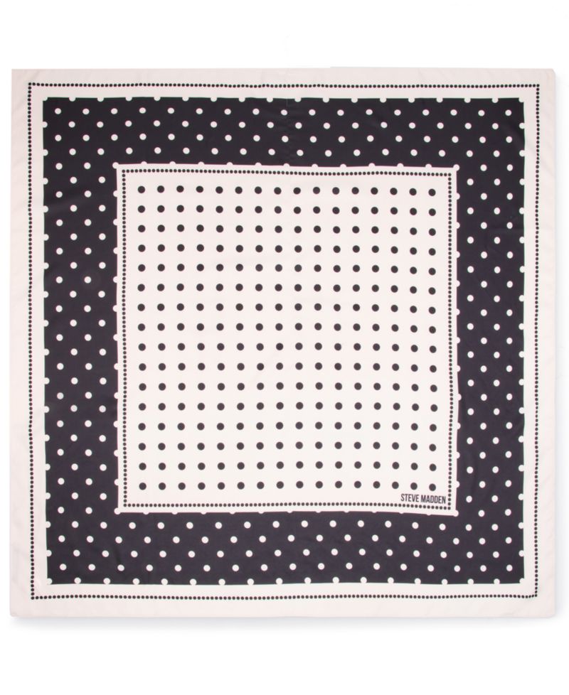 Inverted Polka Dot Square Scarf