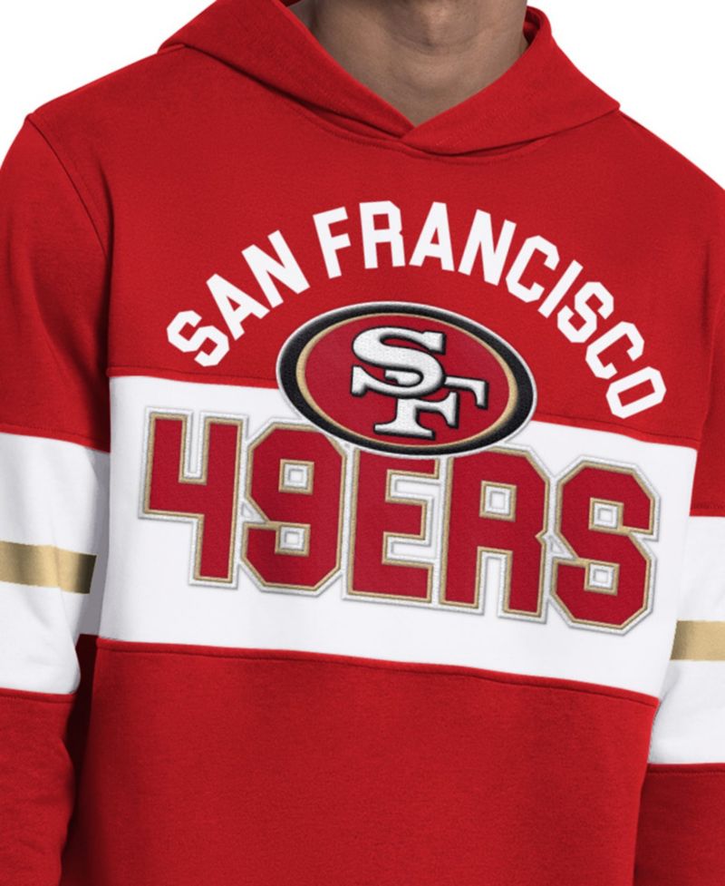 Men's Scarlet San Francisco 49ers Fullback Jersey Hoodie