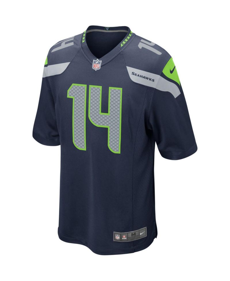 Men's Seattle Seahawks DK Metcalf Navy Game Player Jersey