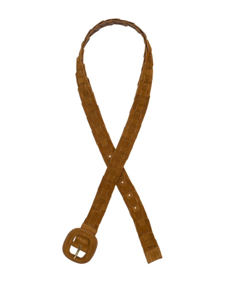Rikke Burnished Suede Belt