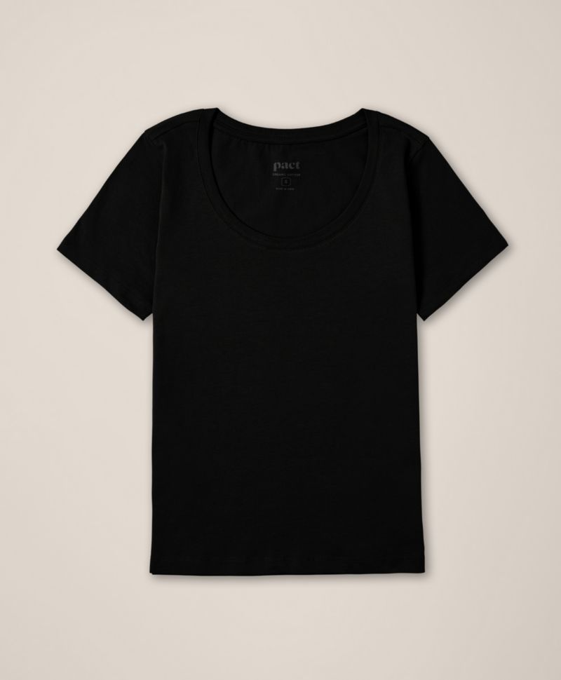 Organic Cotton Softspun Scoop Neck Tee