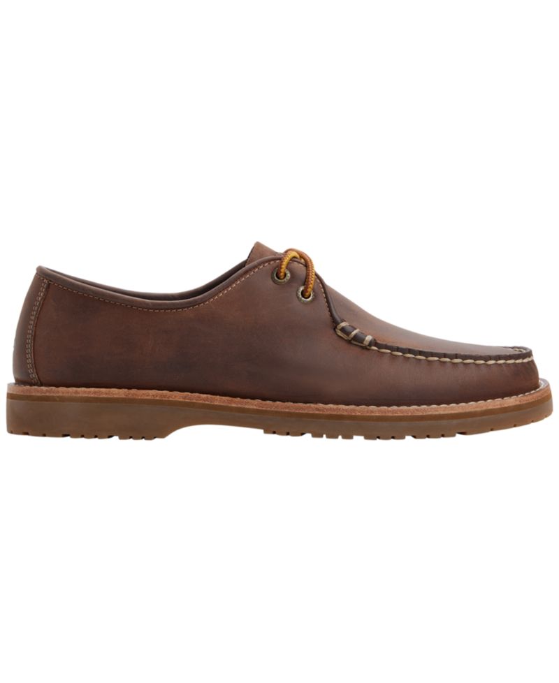 Men's Leather Mini Lug Captain's Oxford Shoes