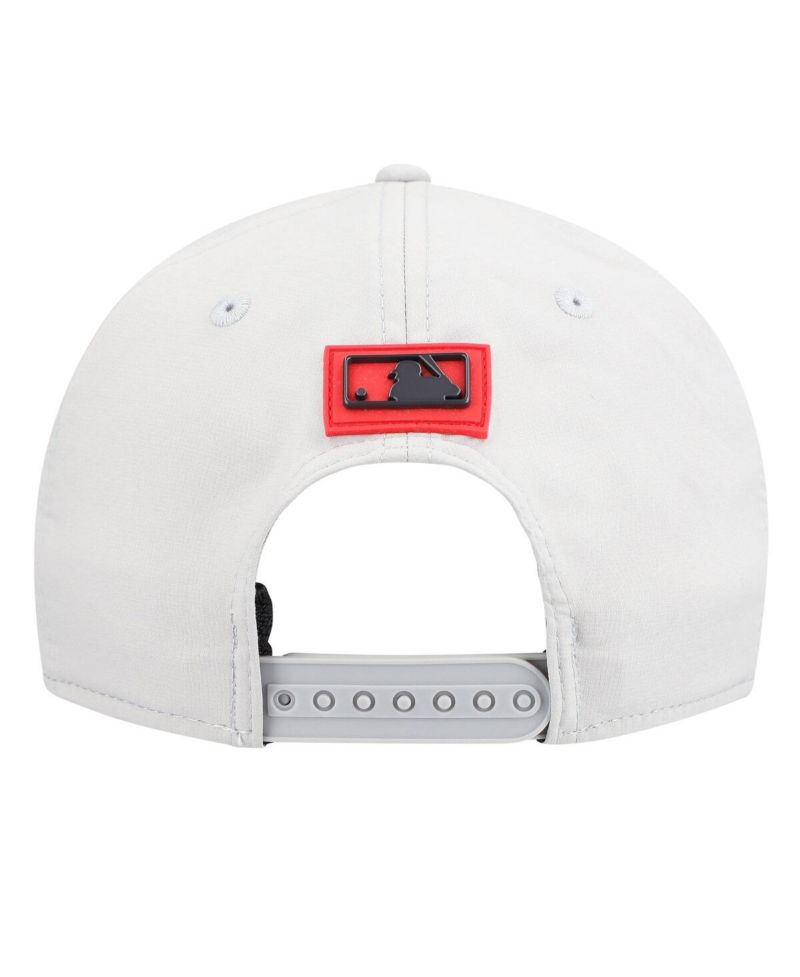 Men's Gray Boston Red Sox 2026 Clubhouse 9SEVENTY Adjustable Hat