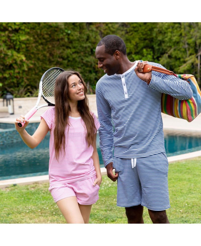 Men’s Organic Cotton Jersey Pajama Sleep Shorts