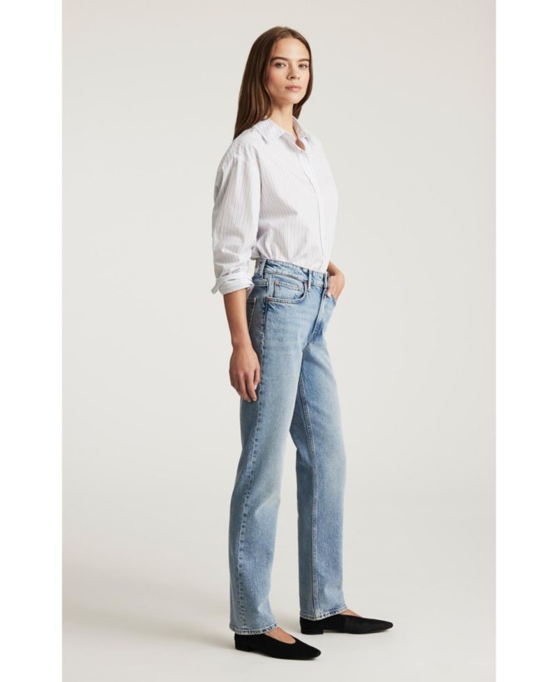 Women's New York High-Rise Straight-Leg Jeans