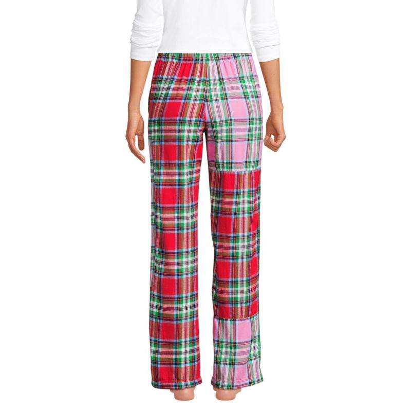 Women's Flannel Patchwork Pajama Pants