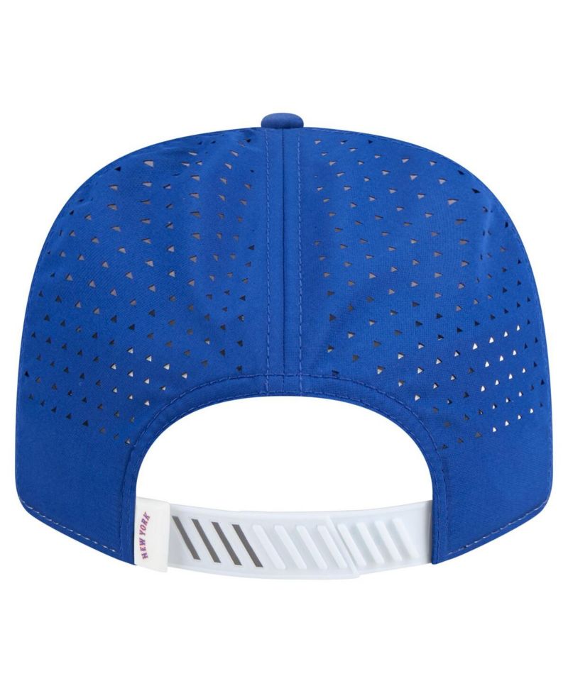 Men's White/Royal New York Mets Established Patch 9SEVENTY Adjustable Hat