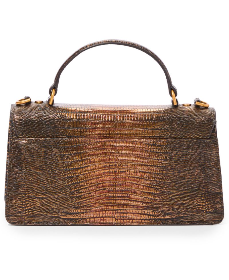 Genie Small Leather Satchel Bag