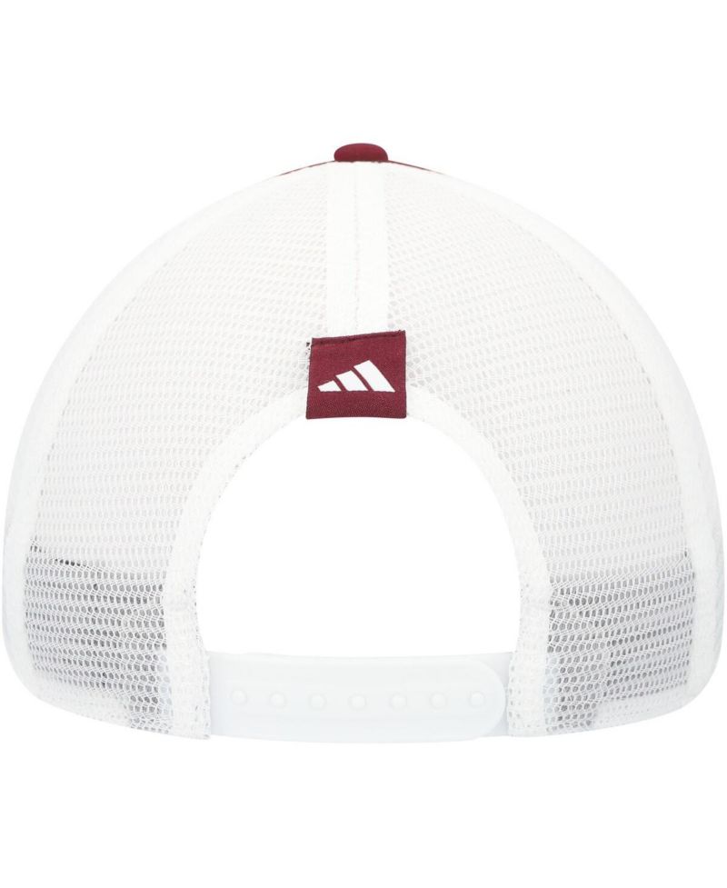 Men's Maroon Mississippi State Bulldogs Phrase Foam Front Trucker Adjustable Hat