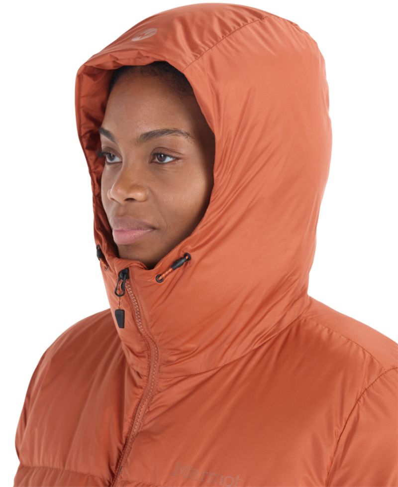 Women's Guides Hooded Zip-Front Down Coat