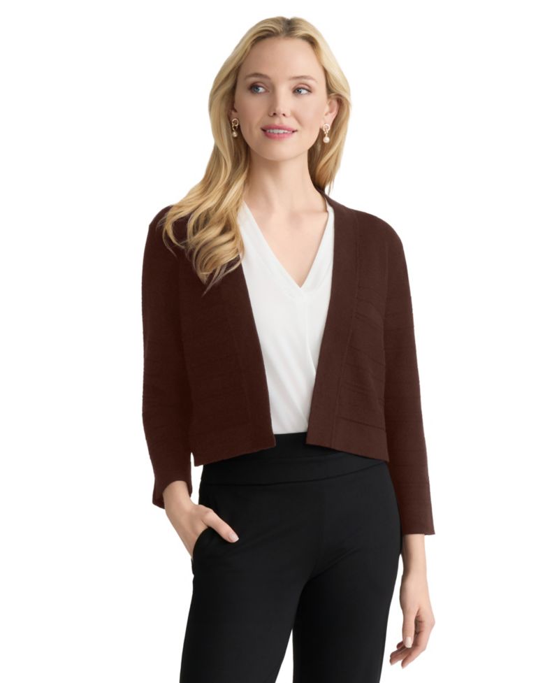 Women's Cotton-Blend Cropped Shrug