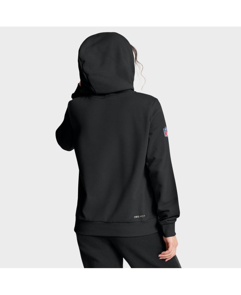 Women's Black Pittsburgh Steelers 1933 Sideline Standard Issue Dri-FIT Hoodie