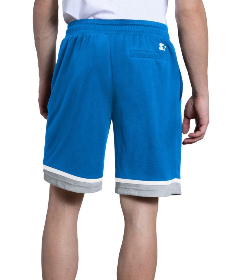 Men's Blue Detroit Lions Power Play Mesh Shorts