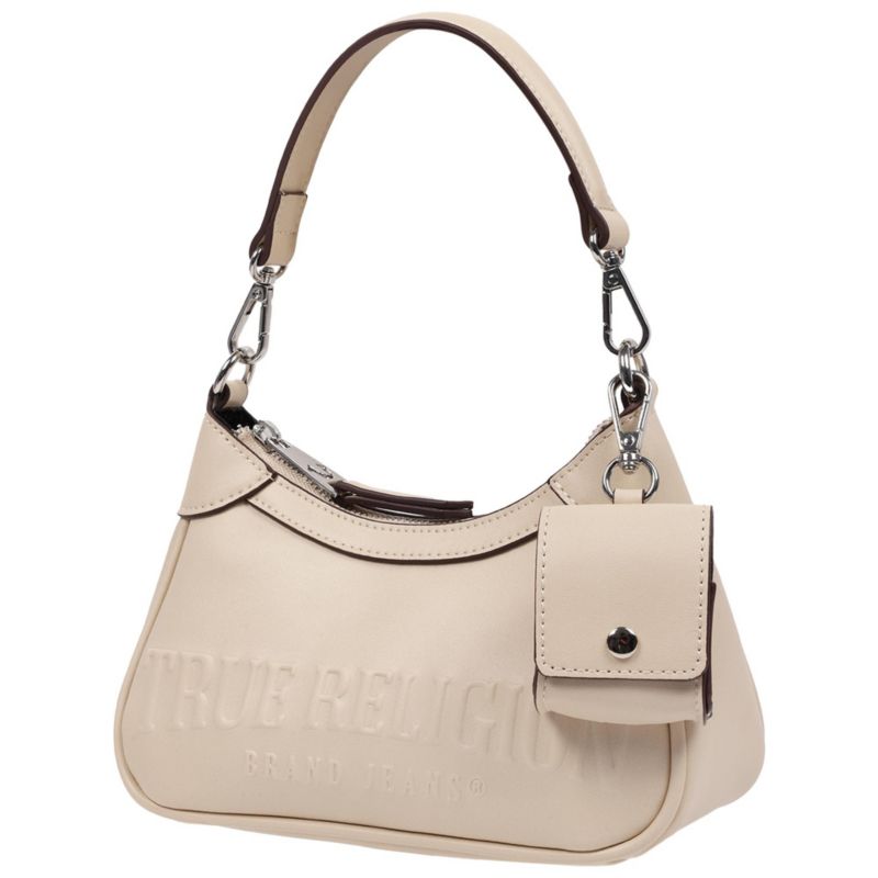 Women's Trapunto Logo Zip-Top Hobo