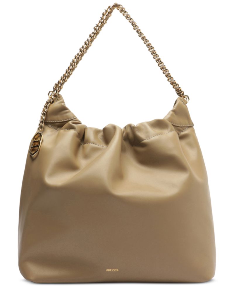 Elizabeth Large Leather Bucket Handbag