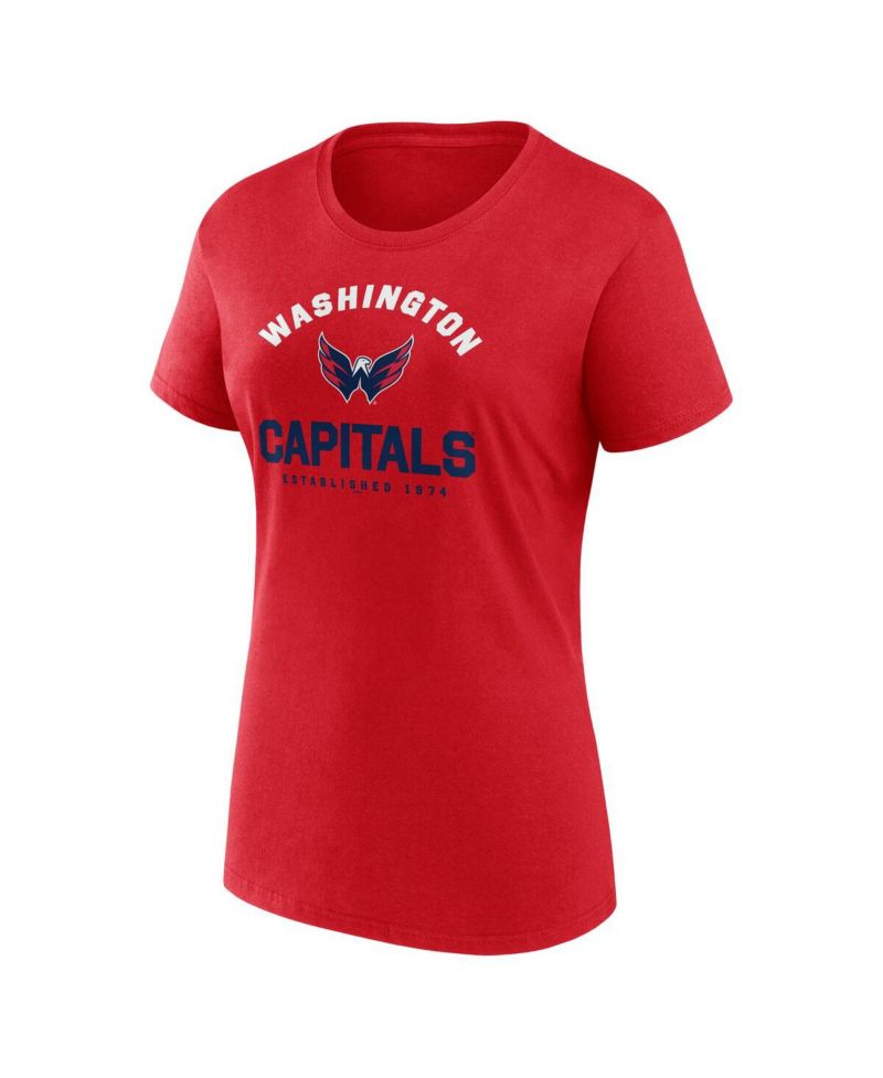 Women's Red Washington Capitals Unrivaled T-Shirt