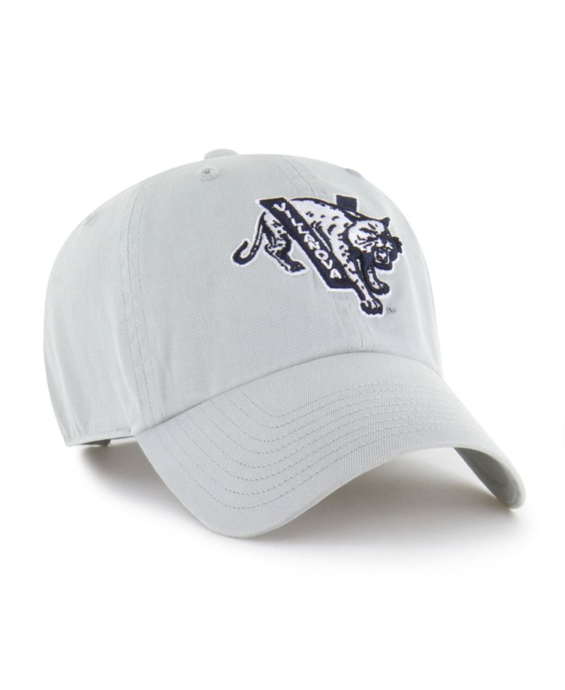 Men's '47 Gray Villanova Wildcats Vault Clean Up Adjustable Hat