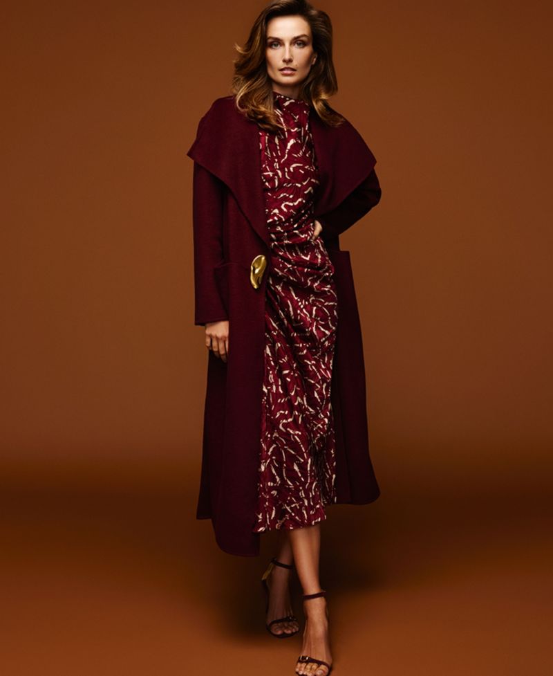 Women's Wool-Blend Oversized Coat