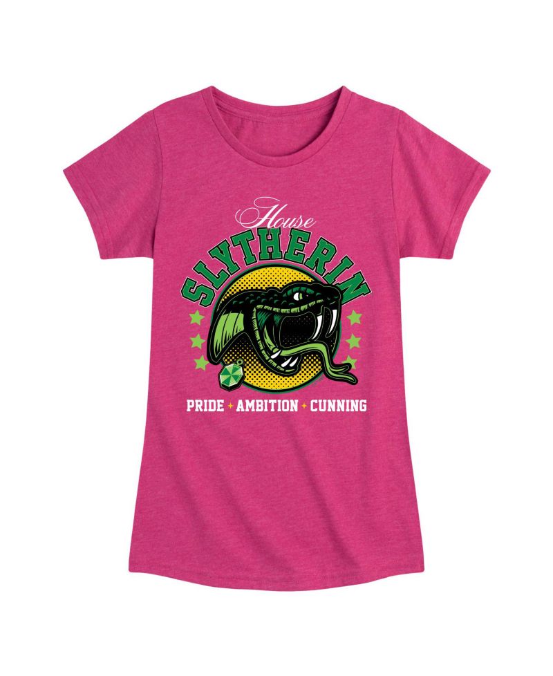 Big Girls Slytherin Graphic Short Sleeve Tee