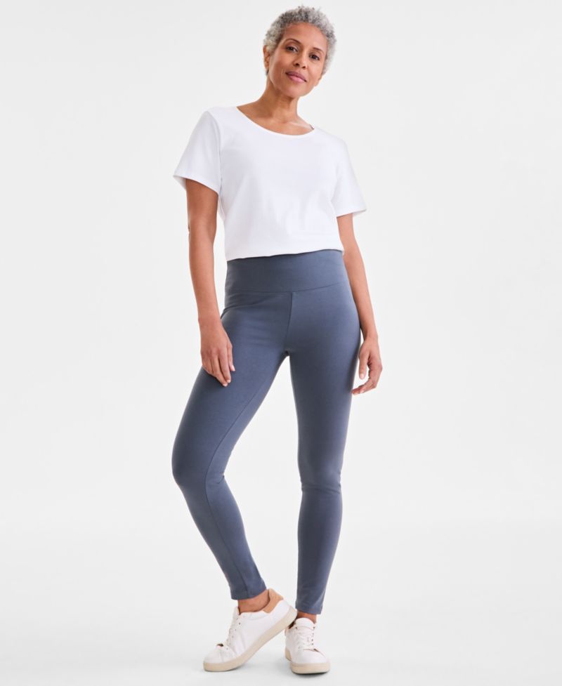 Petite High-Rise Basic Leggings