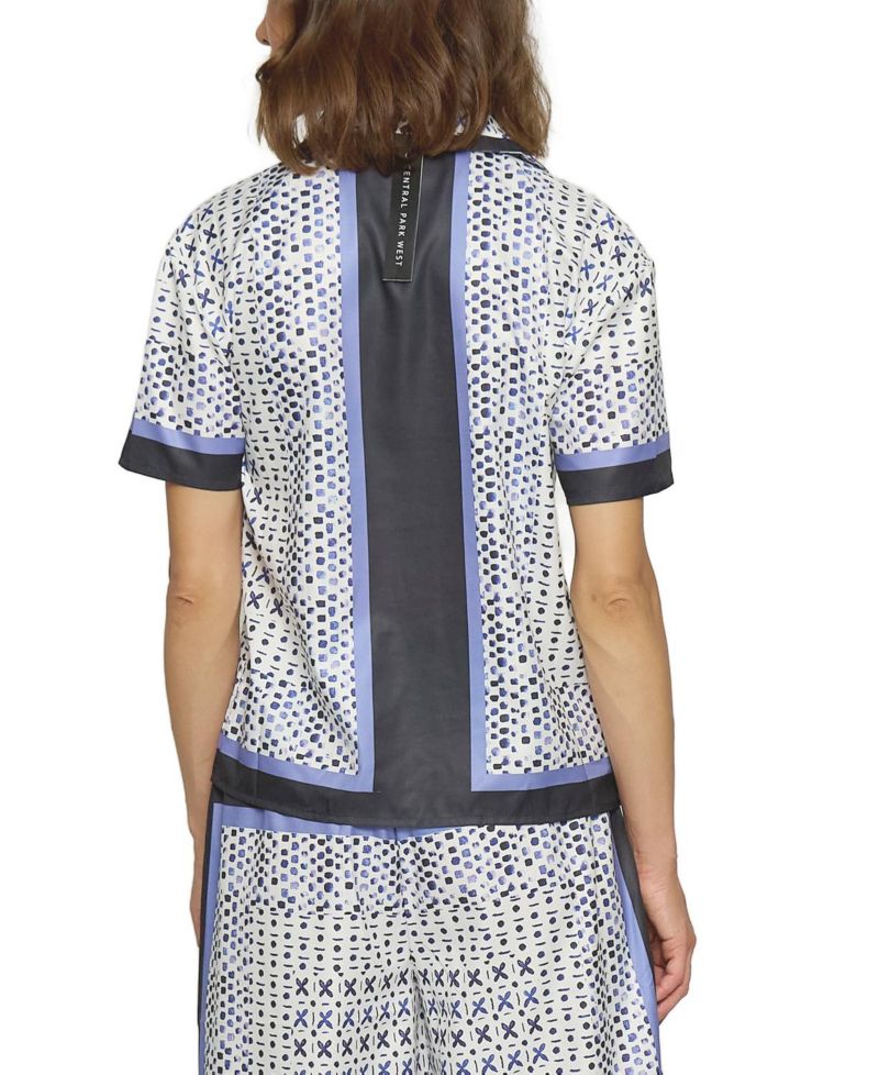 Women's Foulard Print Top