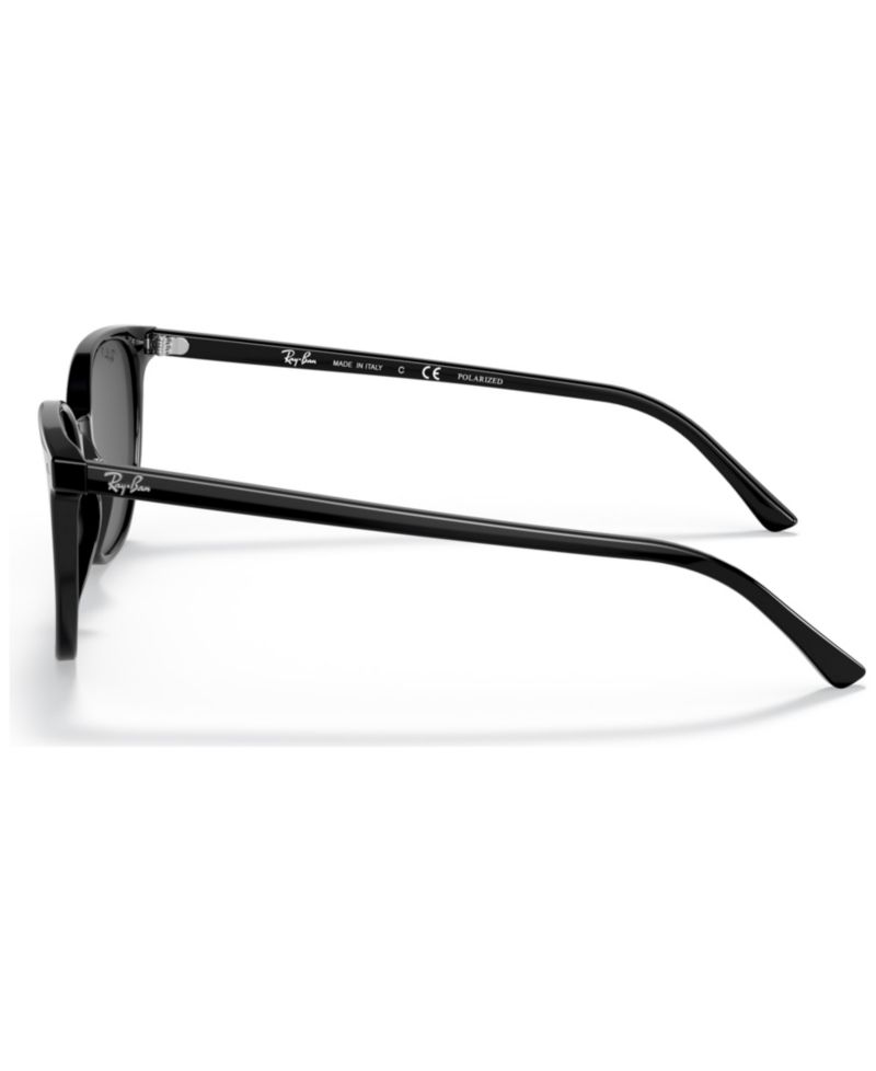 Unisex Elliot 54 Polarized Low Bridge Fit Sunglasses, RB2197F54-P