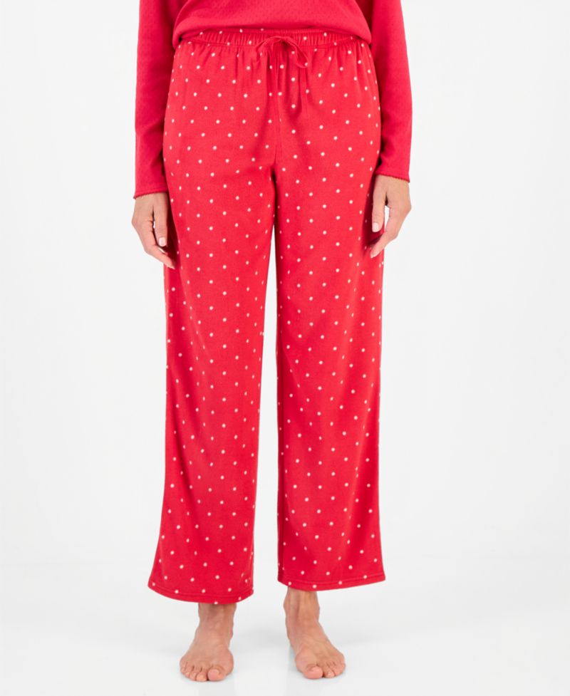 Women's Printed Fleece Pajama Pants