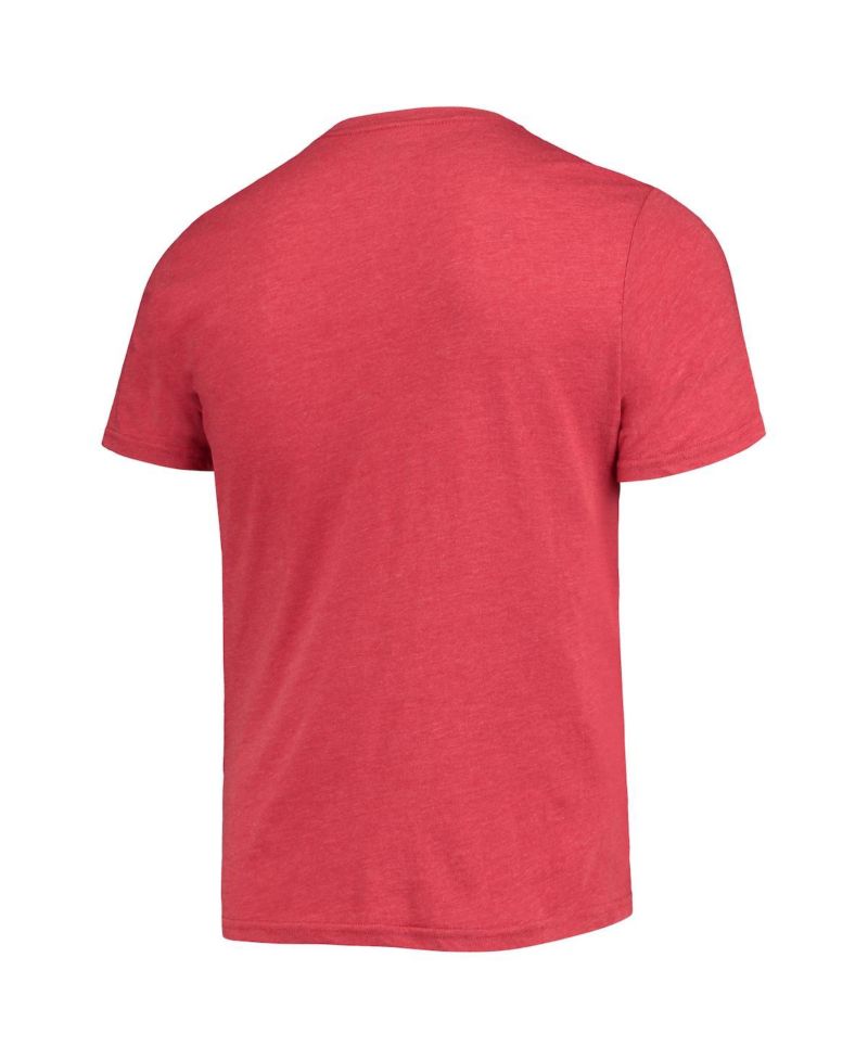 Men's Heathered Charcoal, Cardinal Stanford Cardinal Meter T-shirt and Pants Sleep Set