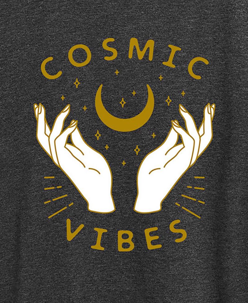 Trendy Plus Size Cosmic Vibes Graphic T-shirt