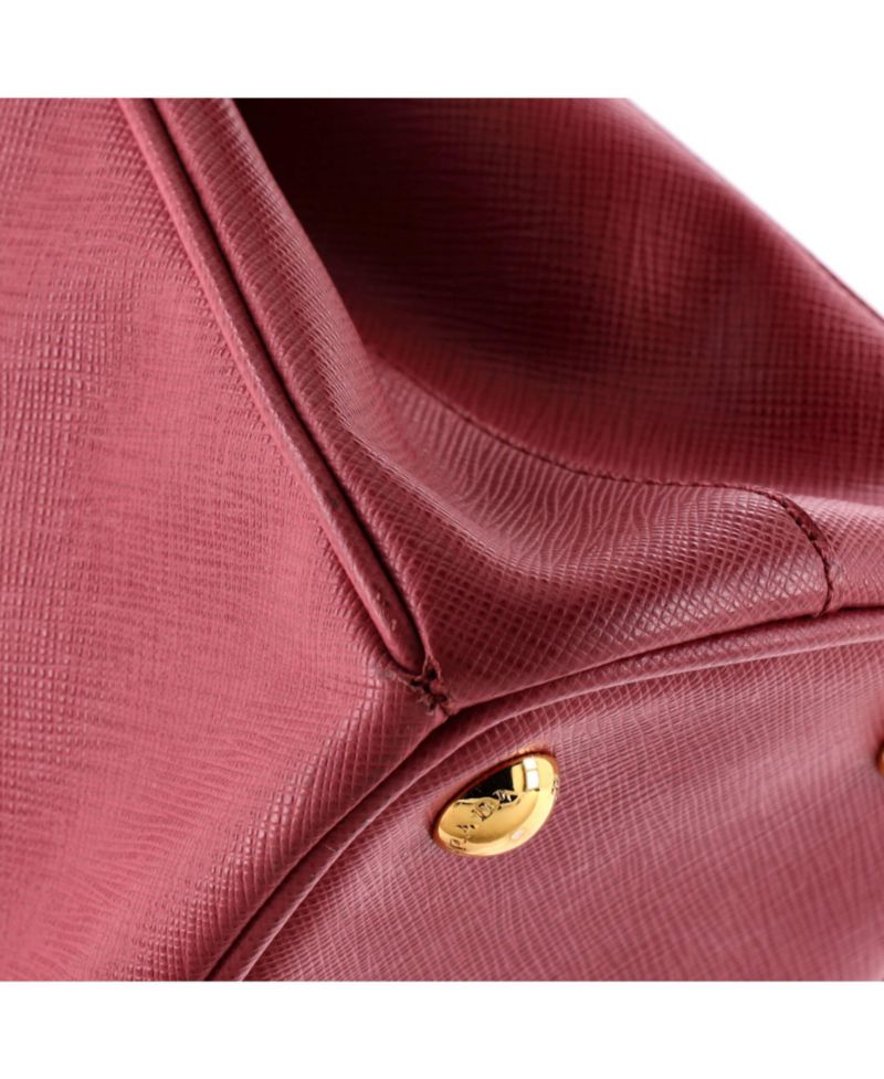 Small Galleria Double Zip Tote Saffiano Leather
