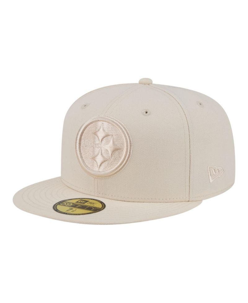 Men's Cream Pittsburgh Steelers Color Pack 59FIFTY Fitted Hat