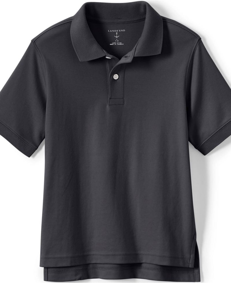 School Uniform Kids Short Sleeve Interlock Polo Shirt