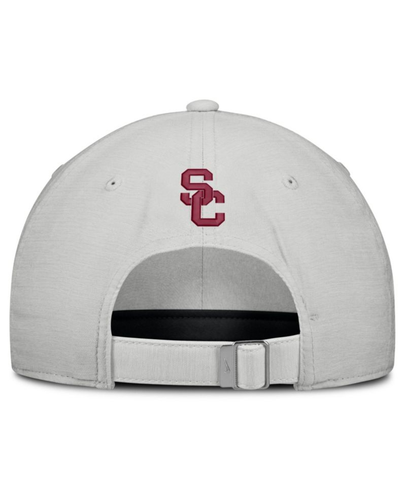 Men's and Women's Gray USC Trojans 2026 On-Field Gameday Club Adjustable Hat