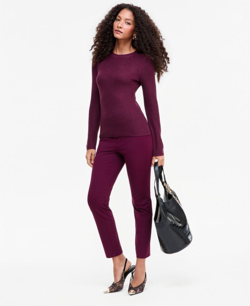 Women's Rhinestone Rib Sweater