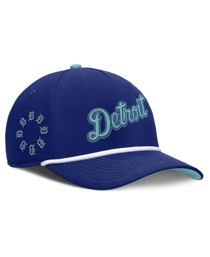 Men's Royal Detroit Tigers Father's Day Rise Adjustable Hat
