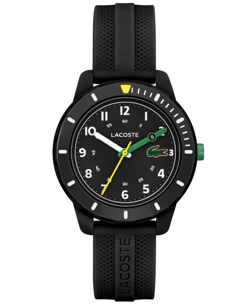 Mini Tennis Black Silicone Strap Watch 34mm