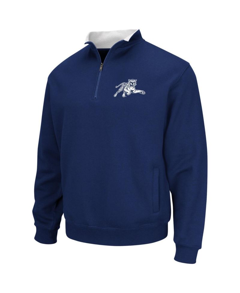 Men's Royal Jackson State Tigers Tortugas Quarter-Zip Sweatshirt