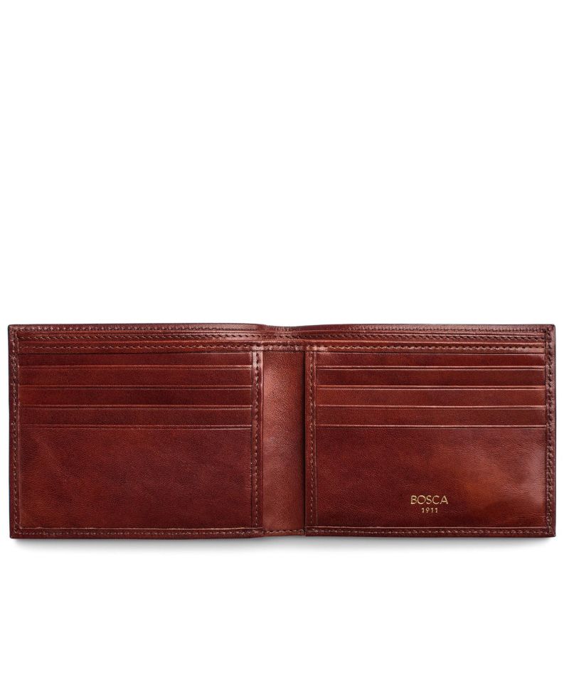 Men's Old Leather 8 Pocket Wallet RFID